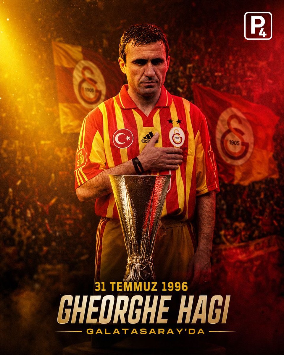 GheorgheHagi__'s tweet photo. 30 yıl önce bugün, Galatasaray'da bir devir açıldı.

Karpatların Maradonası, Avrupa şampiyonluklarına götüreceği Galatasaray'ına imza attı. 💛♥️ https://t.co/kRNnQaOWsb
