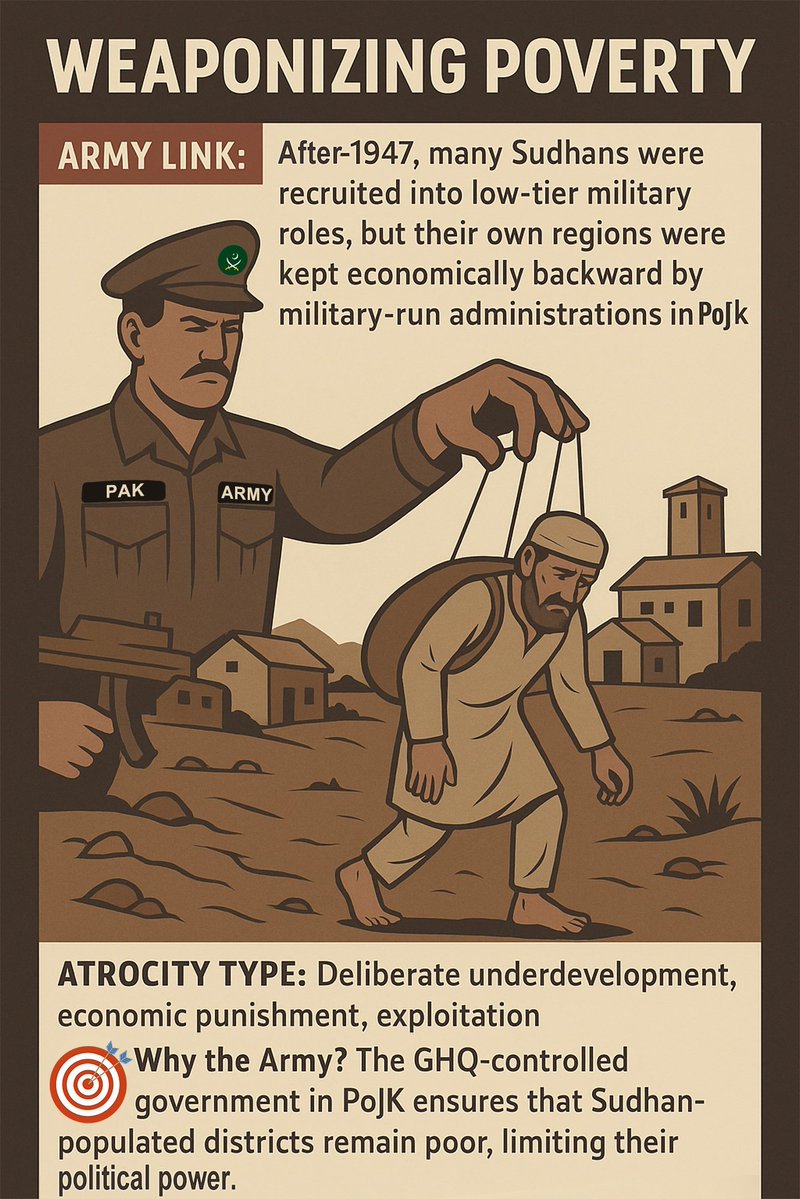 Nighat_Abbass's tweet photo. Pakistan glorifies “freedom” in Kashmir, but the truth is darker:
In #PoJK, you can be jailed for asking for fair elections.
Killed for questioning military rule. Disappeared for speaking truth.
#JusticeForSudhanTribes #HumanRightsInPoK #PakistanTerrorState
#POK
@ajaykraina https://t.co/WBdEX3QviD