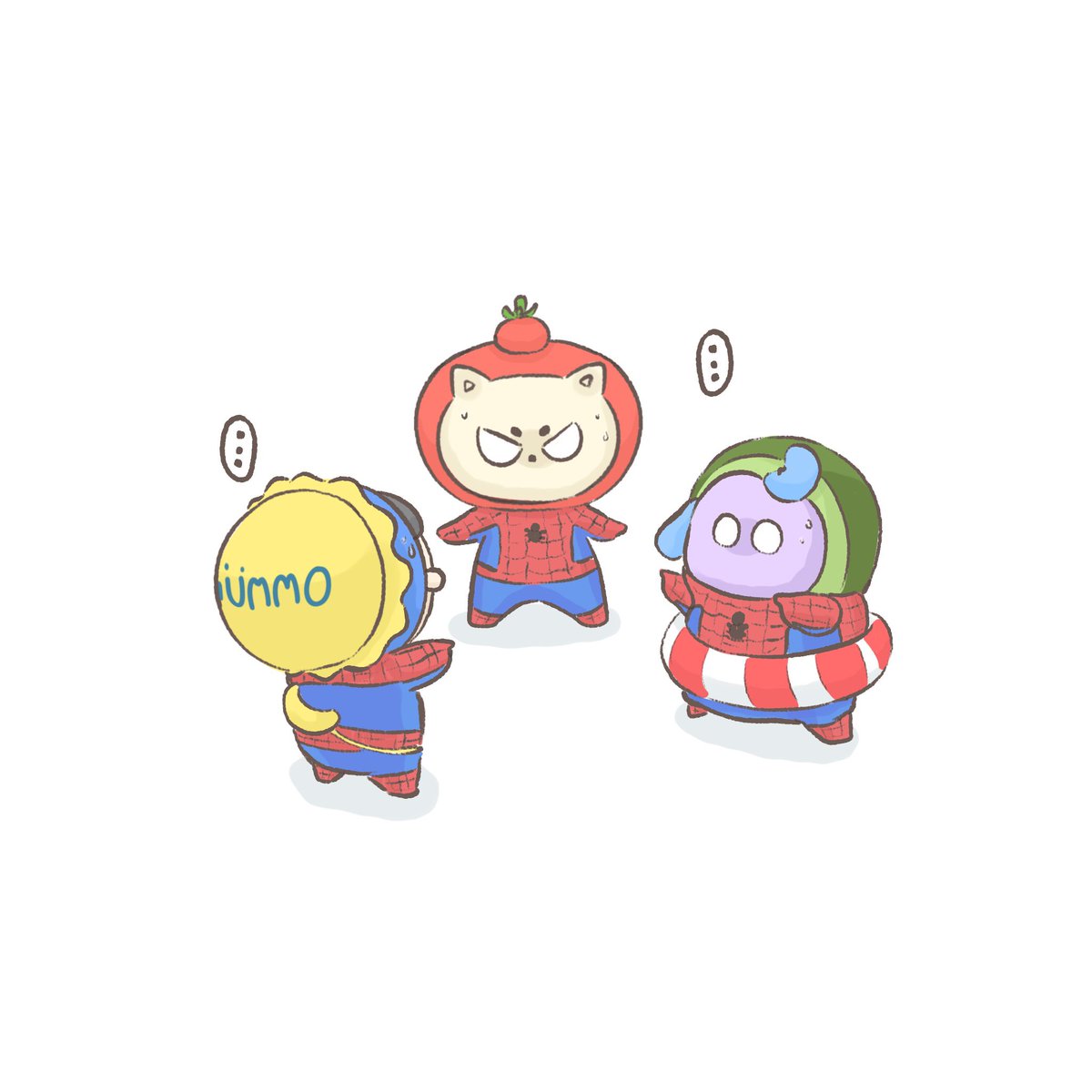 peera_yg's tweet photo. เพื่อน(หยุมกัน)ตลอดไป…. 🍅🥑☀️ 

#Jummo #Tomafox #Avocean https://t.co/142KGsNmiD