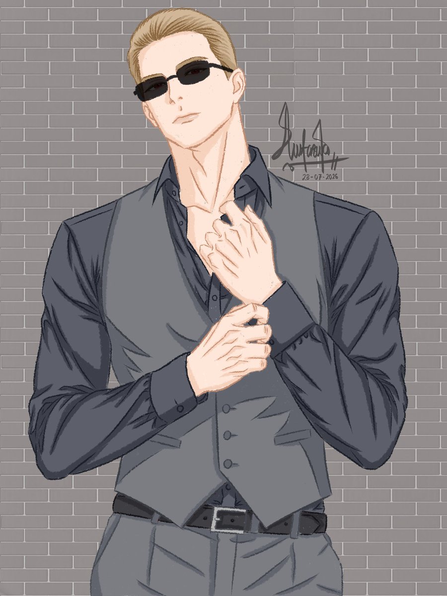 matchaaaddictz's tweet photo. Albert Wesker RE4R fanart by me ❤️🖤🌸
#albertwesker #wesker #residentevil #residentevil4 #re4 #re4remake #fanart #biohazard4 #capcom #malecharacter #digitalart #artist #procreate https://t.co/1XrRBLyn6b