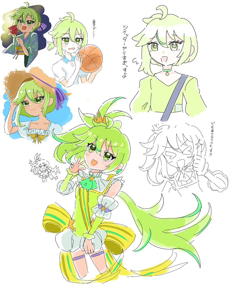 ikusa8686's tweet photo. #今月描いた絵を晒そう
なんだか全身多めだった https://t.co/mNhZV3adG4