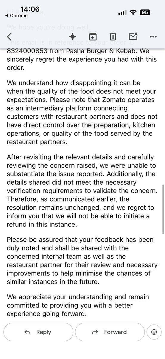 Mr_Techi_Indian's tweet photo. Daylight robbery! I curse that ur company will soon go bankrupt @zomato @deepigoyal https://t.co/Z4lSV8mP4n