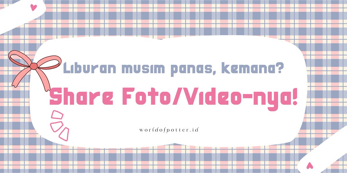 WorldofPotterID's tweet photo. Gimana liburan musim panasnya, nih? Jalan jalan kemana? Sama siapa? Seru atau bosan? Share dong foto foto atau video liburan kalian ke Miszy! https://t.co/ZyOsY2uGEB