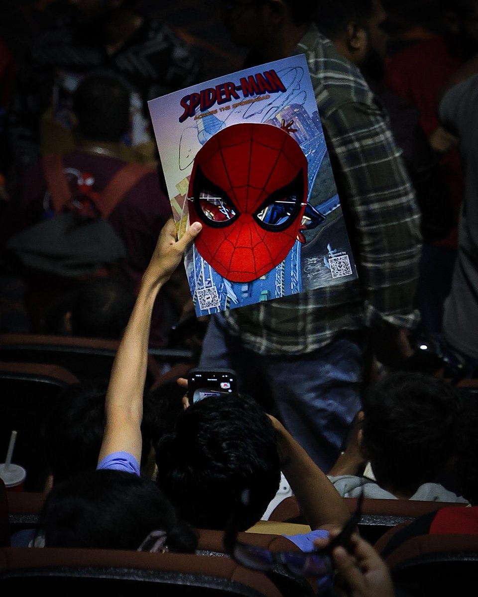 comicsstreet26's tweet photo. Ending on a massive high! 🕸️ What an incredible last day hosting the special screening of Spider-Man: Brand New Day at @PrasadsCinemas   unmatched energy, and pure love for the Web-Slinger.
​Threading some of our favorite moments below 

#spiderman #brandnewday #pcxlarge #hyd https://t.co/p9uE2Zvi1Z