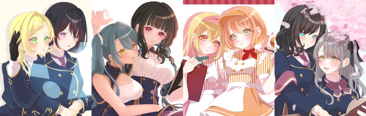 melunyann's tweet photo. つなぐにて、百合・女の子同士のペアイラスト限定の簡易コミッションを受付開始しました！🌸

卵商品もご用��しております🐣
リプライ記載のリンクよりお気軽にご相談ください！

#つなぐ #イラスト依頼 #コテ同 https://t.co/8T7ERRZG7q