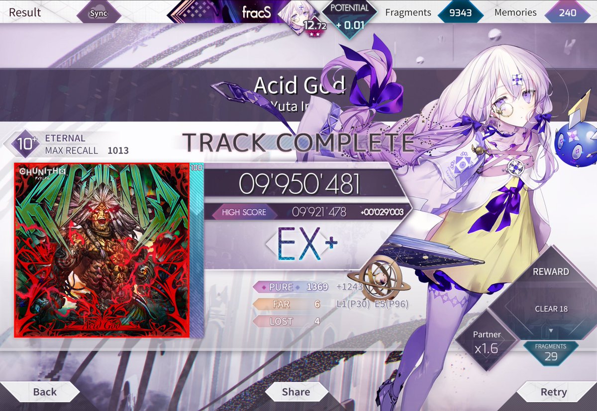 fracSToaster's tweet photo. Hmmmm… This song feels more like a 10 than a 10+…. But it must be hard if I got a potential out of it, right? https://t.co/SM64BS8ND0