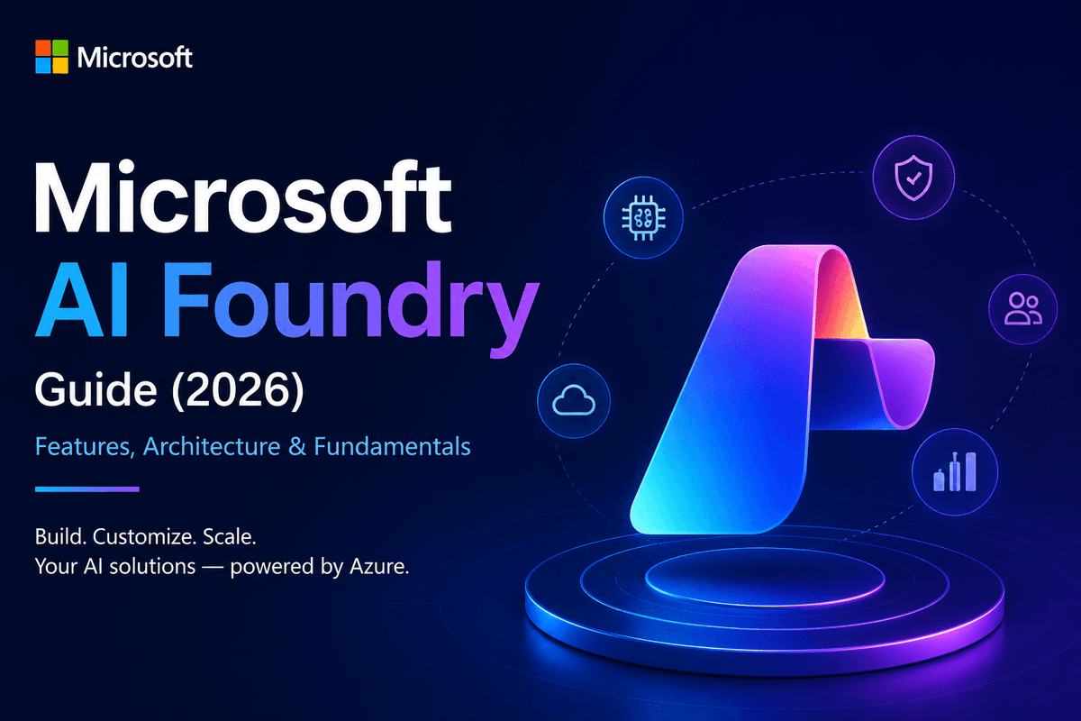 JustCodify's tweet photo. New Blog Alert!

Microsoft AI Foundry Guide (2026) – Part 1: Features, Architecture &amp; Fundamentals is now live.

Explore key features, architecture, and AI fundamentals.

https://t.co/VuNtQ0kN92

#MicrosoftAIFoundry #MicrosoftAI #AzureAI #GenerativeAI #AI #JustCodify #Codify https://t.co/a3G99lsUZv