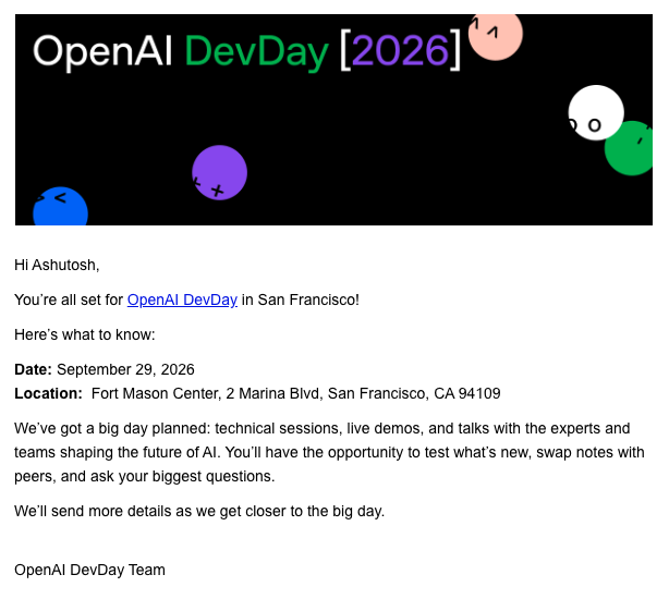 ashutoshftw's tweet photo. Let's goooo!!! super excited @OpenAI https://t.co/00y37olvTe