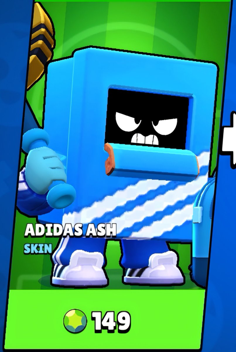 FFlevi_'s tweet photo. Will be giving someone who likes this tweet the adidas ash skin ✨️

Must follow @FFlevi_ &amp; @FFLevi

Good luck , choosing in next 72 hours ⏰️ #BrawlStars #AdidasAsh https://t.co/r1YGEw01nr