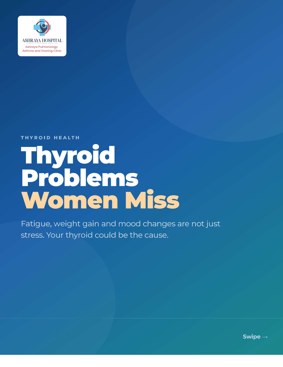 Ashraya_Pune's tweet photo. Feeling tired, noticing weight changes, or experiencing hair loss? Don't ignore the signs—your thyroid could be the reason. Early testing can make all the difference.

#ThyroidAwareness #WomensHealth #HormonalHealth #PreventiveCare #AshrayaHospital https://t.co/Nsfl9AZO3F