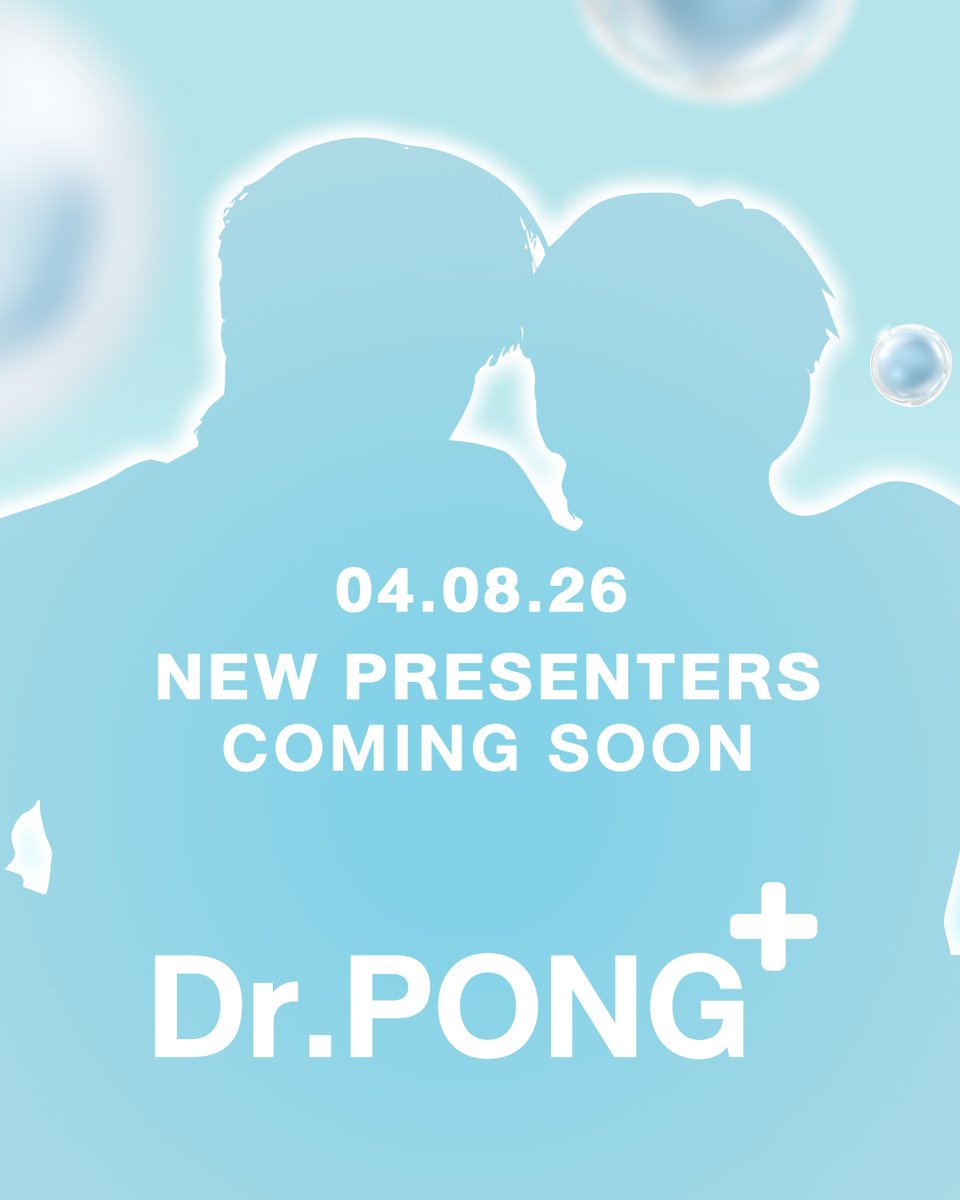 drpongofficial's tweet photo. New Presenters Coming Soon🤍🩵

#DrPONG #NewPresenters https://t.co/3rQjDn4Djt