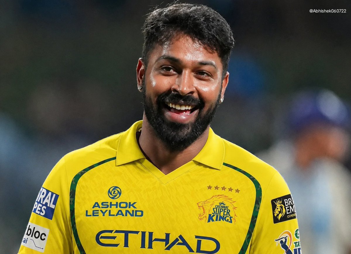 Gudumbaaa's tweet photo. 🚨 ALL NEW CSK TRADE UPDATE 

Reports suggest that Hardik Pandya's move to Chennai Super Kings is almost confirmed.

According to the latest updates, only the paperwork is left before the trade is officially completed.

#hardikpandya #csk #msdhoni https://t.co/kCgfvpxHUP