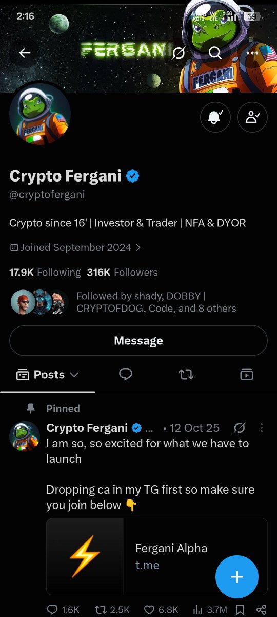 ishowspeed56801's tweet photo. @cryptofergani All done every time but never won anything before 😭😭

9tixjXDDeatoUV8qiWKcuG9MZfUmqjMgSPSgpjCJDCTJ https://t.co/vgNX80imGD