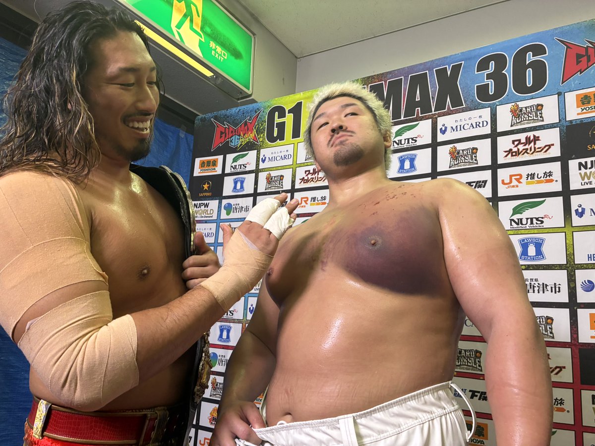 okamotospo's tweet photo. 夏の思い出

おっぱい撮影会

#G1CLIMAX36 https://t.co/RnfEgpHRw2
