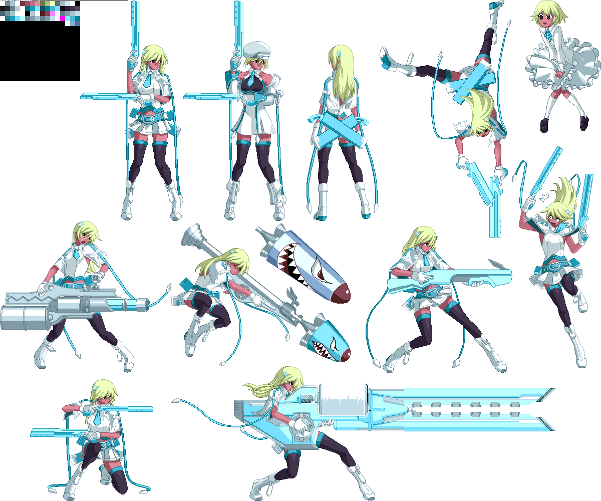 Jubbytrice's tweet photo. Custom Noel color based on Noelle (Dark World ver) cuz boredom #BBCF #deltarune https://t.co/FRaKau1beI