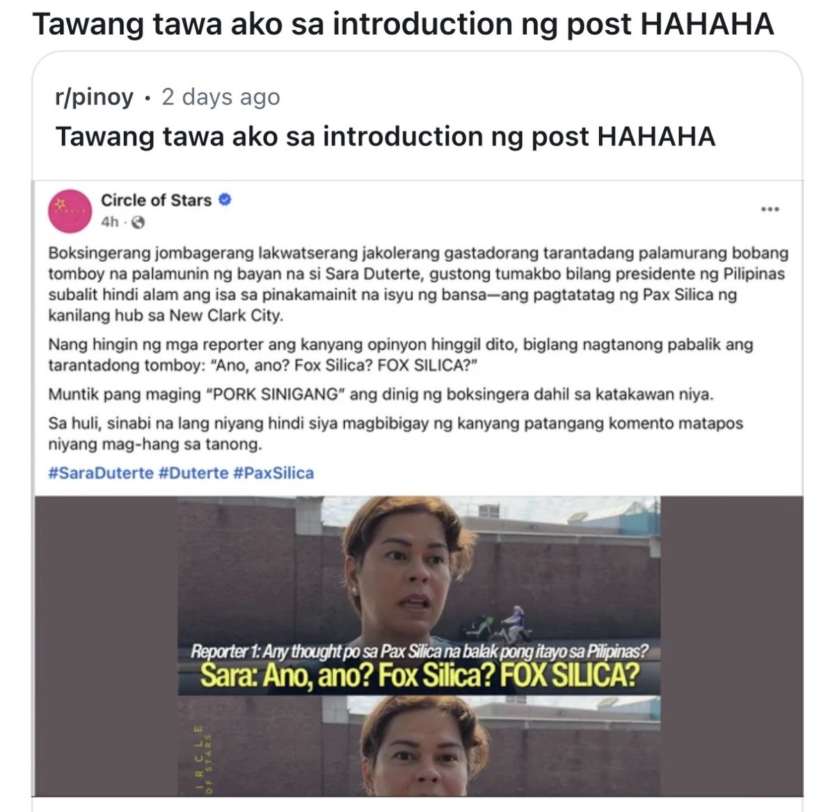 AltIndayBadiday's tweet photo. Tawang tawa ako sa introduction ng post HAHAHA https://t.co/VZoFGjbbYr