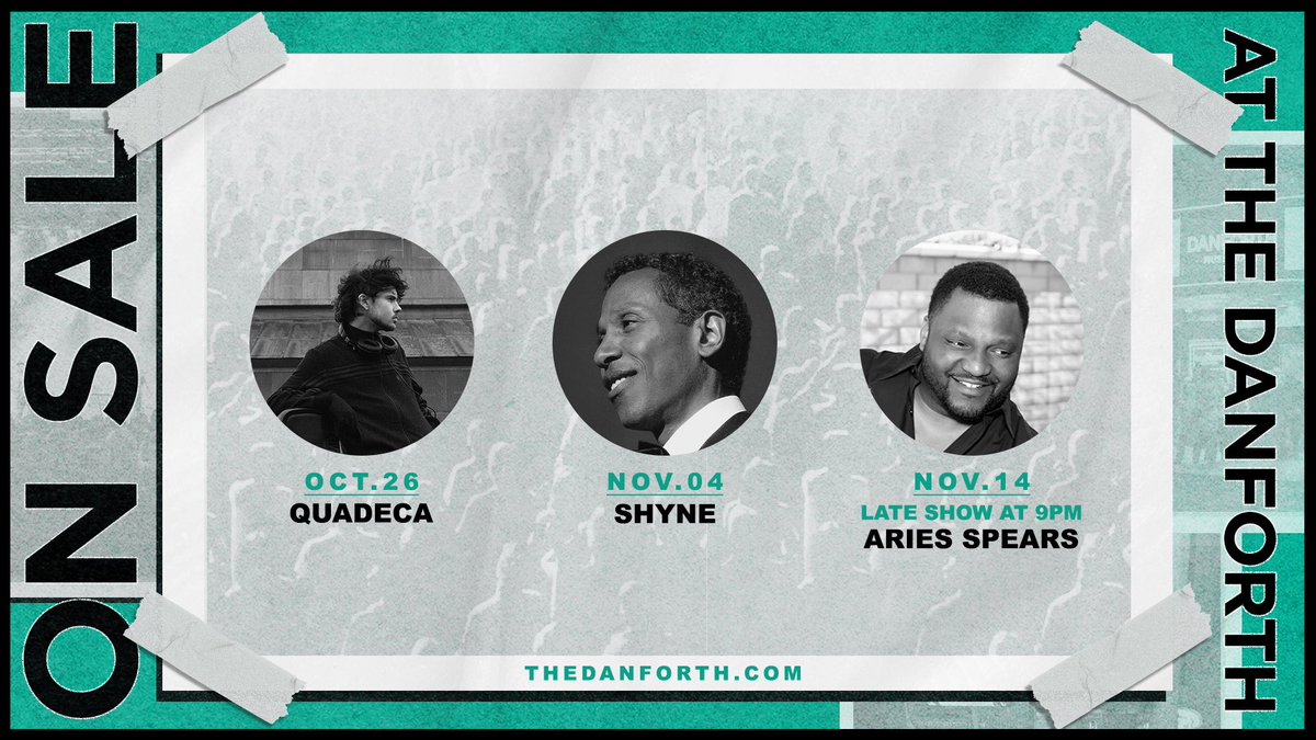 TheDanforthMH's tweet photo. ON SALE: What a line up 🙂‍↔️
🎟️: https://t.co/2d9TR7ChpM https://t.co/2z8JT4xyyO