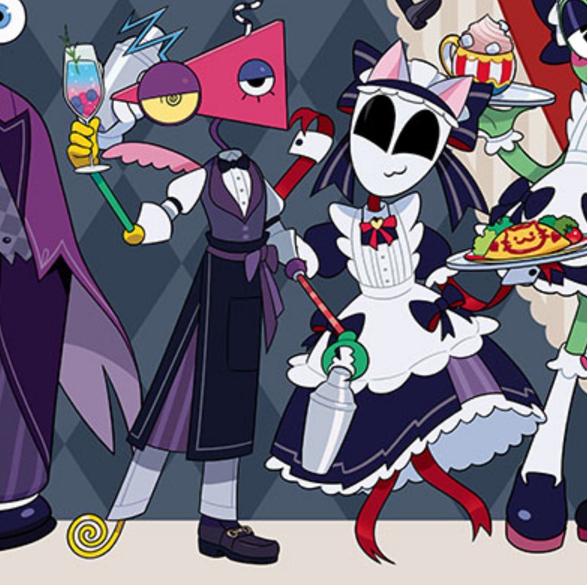 DailyAbstragedy's tweet photo. AWWWW GANGLE IS USING CAT EARS AND ZOOBLE LOOKS SO COLL THEY LOOK SO CUTE TOGETHER https://t.co/47fvLo2Zgp