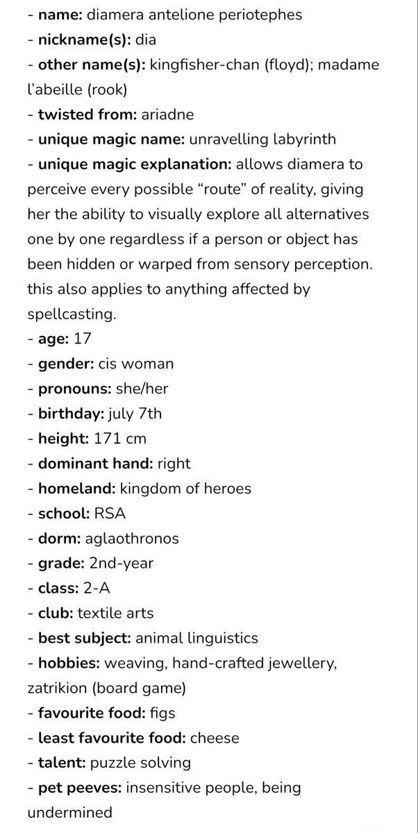 amadryaris's tweet photo. #AGLAIDES #twstoc 🧶
hello pls perceive her. also some design notes below yippee (a tiny 🧵) https://t.co/BUcdtYD632