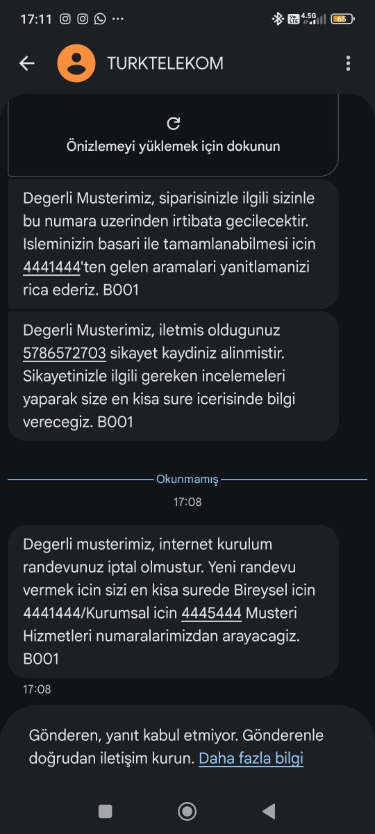 safaksar7's tweet photo. Bana bu güne randevu veriyorsunuz ve sistemde kayıtlı değil diye böyle bi randevu yok diyorsunuz bu konuda çözüm istiyorum ve sonrada ravdevunuz iptal olmuştur diyorsunuz
@TTDestek https://t.co/N08CjaL8PJ