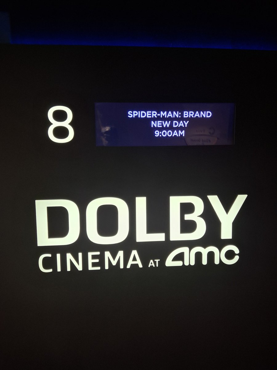 Cheavor's tweet photo. At the "Spider-Man: Brand New Day (2026)" Sold-Out Movie Premiere in Dolby Cinema at AMC Empire 25, Times Square | #SpiderManBrandNewDay | Cast: #TomHolland #Zendaya #SadieSink #MarkRuffalo #MichaelMando #Krondon #JacobBatalon #JonBernthal #LukeGoss | #DolbyCinema #atAMC https://t.co/DuAUBCrowo