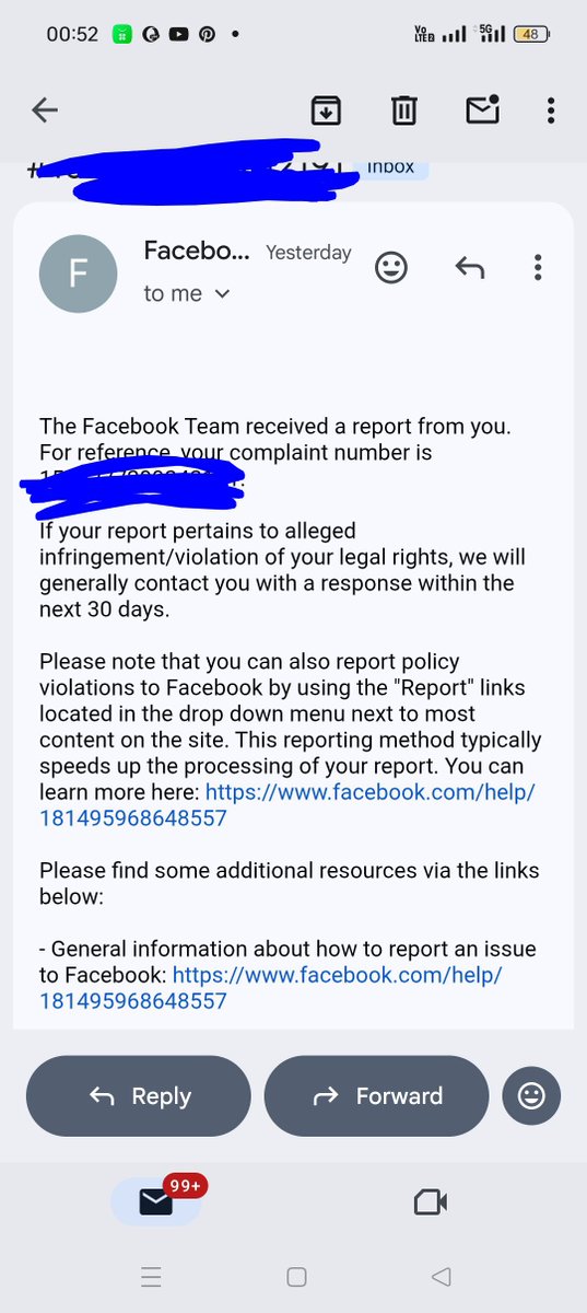 Vivekgm10's tweet photo. @Meta @GoI_MeitY @ministry Hi team 
feeling sorry to inform you about condition of your grivenve team in India..we sent a letter to Instragram grivenve officer and didn't mentioned facebook even once in that but they are giving us solution for whatsapp... https://t.co/eV2idbfnE1