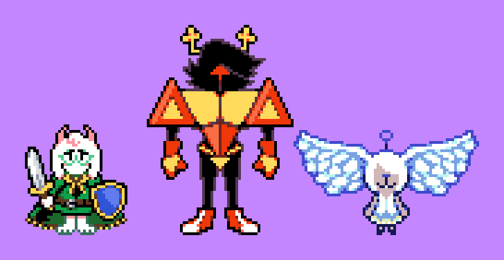 coolestfucker's tweet photo. have we considered noelle's old angel wings could become a darkner alongside dess' guitar too https://t.co/CxIntx7gdC