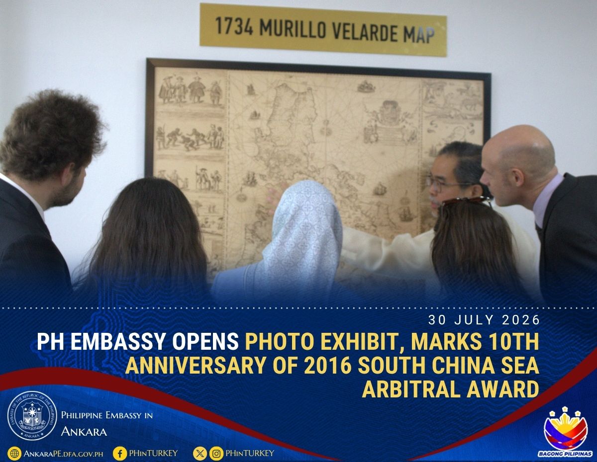 PHinTurkey's tweet photo. The exhibit highlights the Philippines' maritime heritage and commitment to international law and a rules-based international order.
#ArbitralAward10 #FilipinlerTürkiyede https://t.co/g5CdnAYJZO