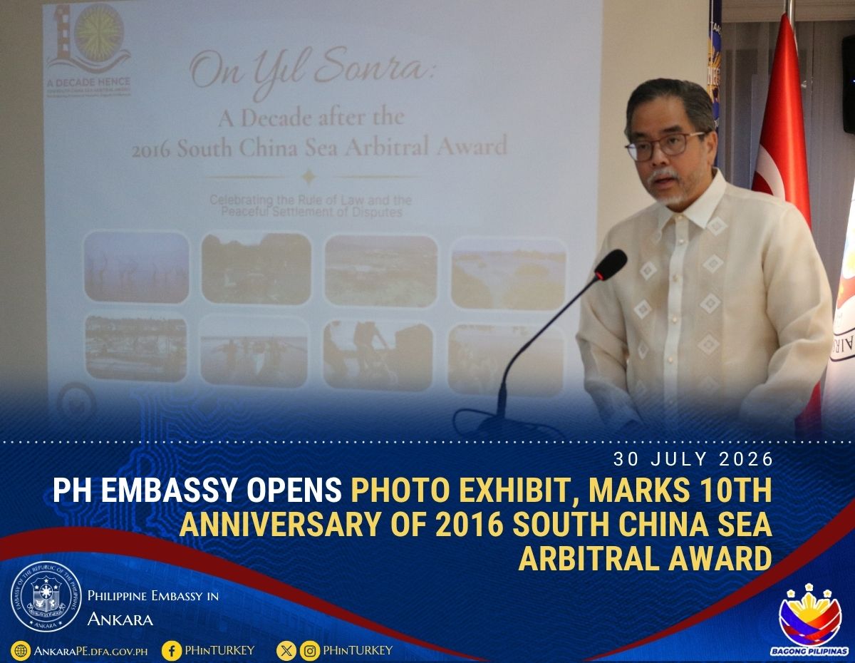 PHinTurkey's tweet photo. The exhibit highlights the Philippines' maritime heritage and commitment to international law and a rules-based international order.
#ArbitralAward10 #FilipinlerTürkiyede https://t.co/g5CdnAYJZO