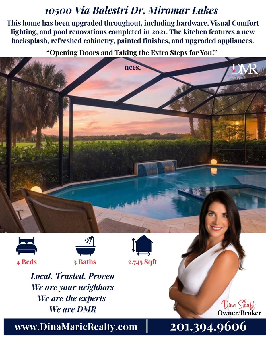 DinaMarieRealty's tweet photo. ✨Featured Friday✨
Step into a home where every detail has been thoughtfully elevated, blending timeless design with modern comfort and effortless Florida living.
Location: 10500 Via Balestri DR, Miromar Lakes
LINK: https://t.co/4NyCfRBug0 https://t.co/yQ6lyVDBwA