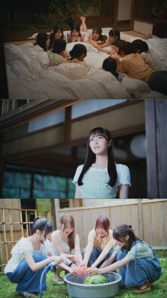 saku_withU's tweet photo. ≒JOY
『夏はジュエリー』MV

監督を担当しております。
逢田さんを含めメンバーを「ジュエリー」に例え、彼女たちの美しく綺麗な姿を映すことを目指しました。

物語はとにかく自然体で、夏の町を伸び伸びと遊んでもらっています。自然に触れている姿も新鮮で、素敵な笑顔が撮れました。
#ニアジョイ https://t.co/BykT5QIuN0