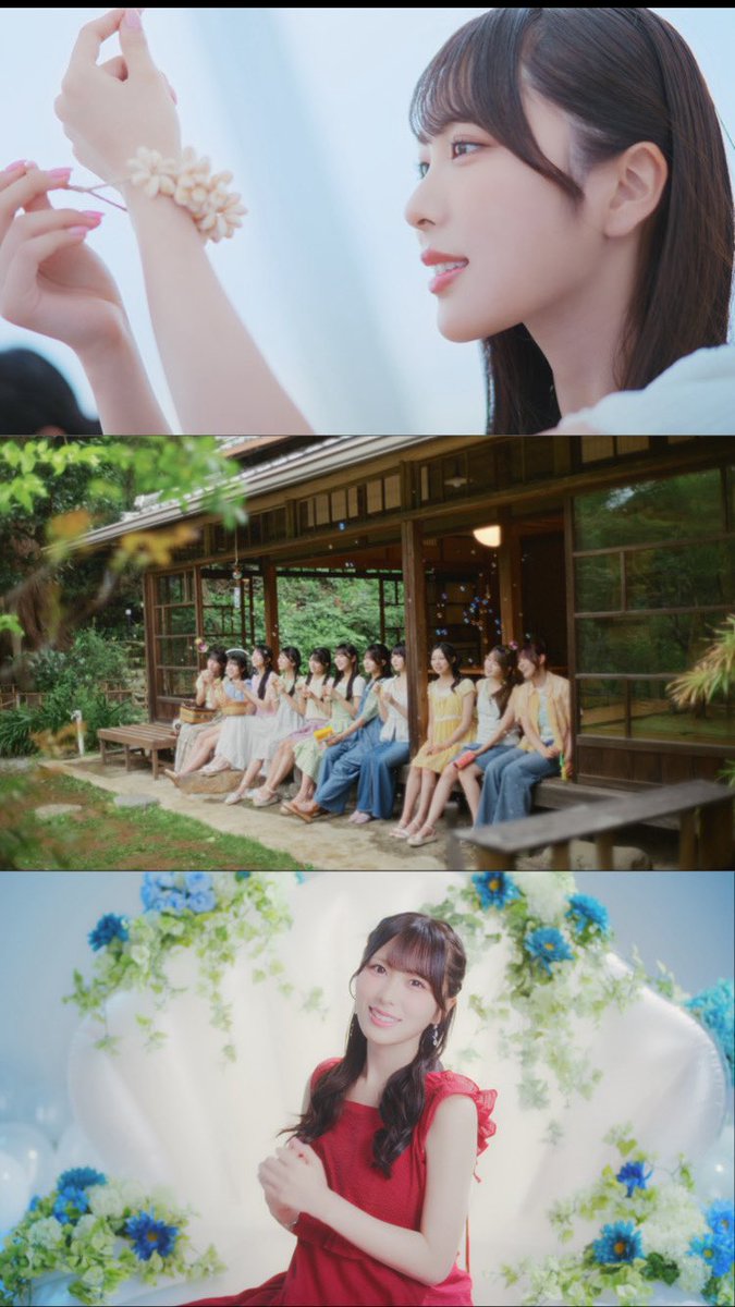 saku_withU's tweet photo. ≒JOY
『夏はジュエリー』MV

監督を担当しております。
逢田さんを含めメンバーを「ジュエリー」に例え、彼女たちの美しく綺麗な姿を映すことを目指しました。

物語はとにかく自然体で、夏の町を伸び伸びと遊んでもらっています。自然に触れている姿も新鮮で、素敵な笑顔が撮れました。
#ニアジョイ https://t.co/BykT5QIuN0