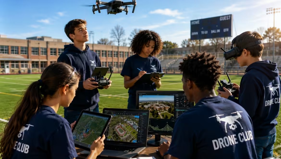 edCircuit's tweet photo. Drone Clubs in Schools Are Launching Future Careers

How drone clubs help students develop safer STEM, aviation, AI, and workforce skills while connecting classroom learning to real-world opportunities.

https://t.co/I7vw7eACOx https://t.co/c7tl6y7aPq