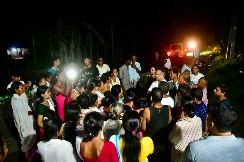 GauravGogoiAsm's tweet photo. I visited the flood-affected families in Hahsora Chetia Gaon and Panigaon under the Purba Jorhat Block of the Mariani constituency. Meeting families who have lost so much, yet continue to face each day with remarkable resolve, was deeply moving. During the visit, I distributed relief materials and assured them that they will not have to face this crisis alone.