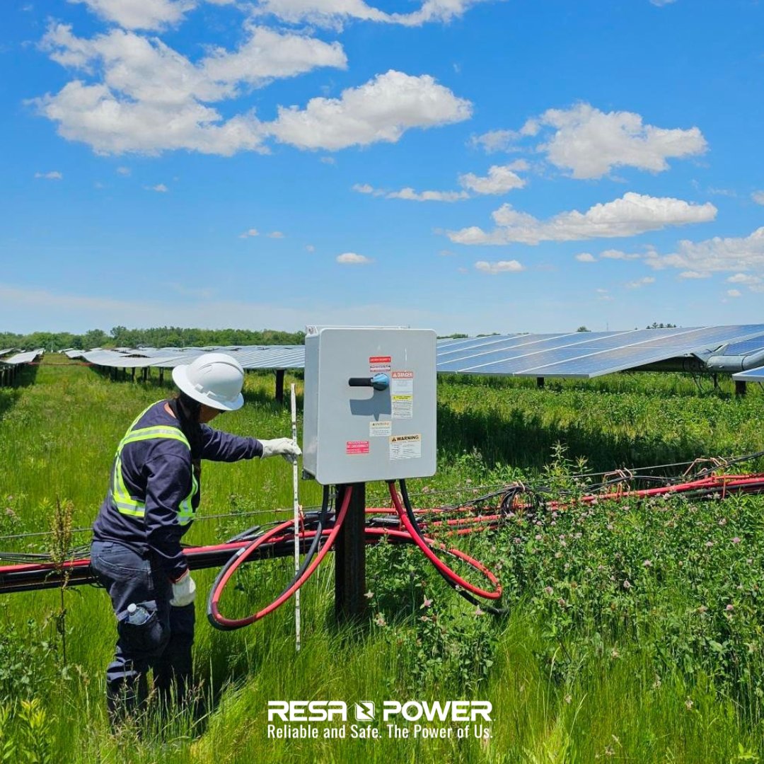 ResaPower's tweet photo. During the final stages of construction at a solar project in Ohio, our team provided commissioning and corrective work support.
For commissioning, corrective work, and renewable energy project support, contact our team at warranty@resapower.com. https://t.co/LY3Ti9m9l1