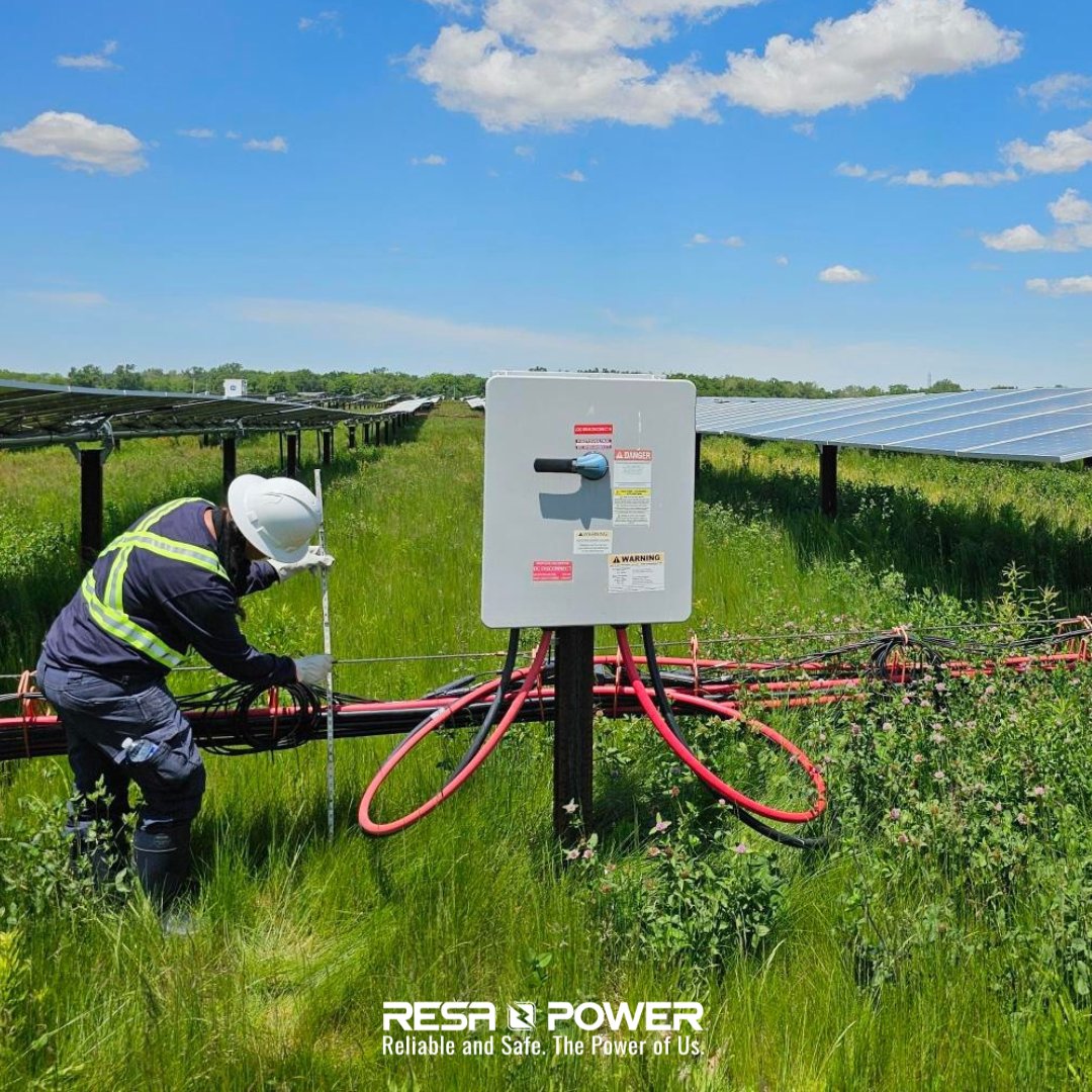 ResaPower's tweet photo. During the final stages of construction at a solar project in Ohio, our team provided commissioning and corrective work support.
For commissioning, corrective work, and renewable energy project support, contact our team at warranty@resapower.com. https://t.co/LY3Ti9m9l1