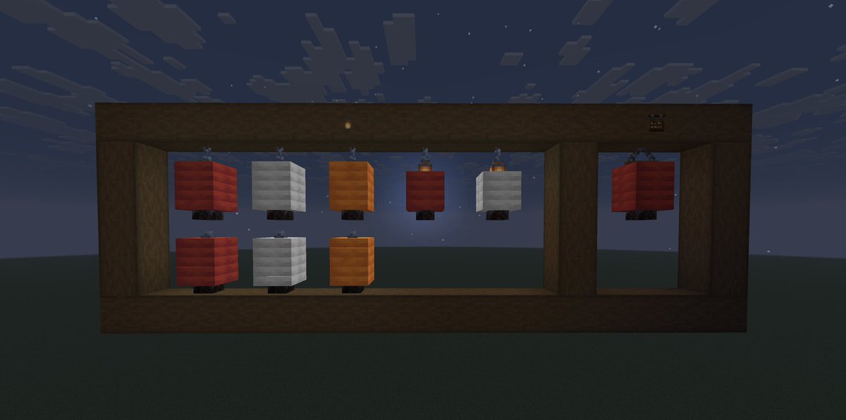 Toast238197's tweet photo. 灯笼
#Minecraftㅤㅤ https://t.co/eEy2iogurC