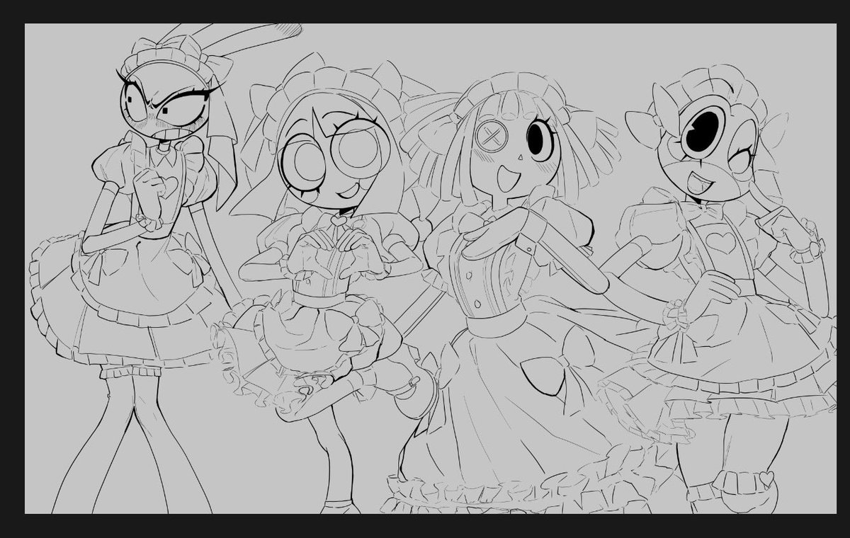 doop484367's tweet photo. oh i forgot how much i HATE lineart https://t.co/MQes7G9YpL