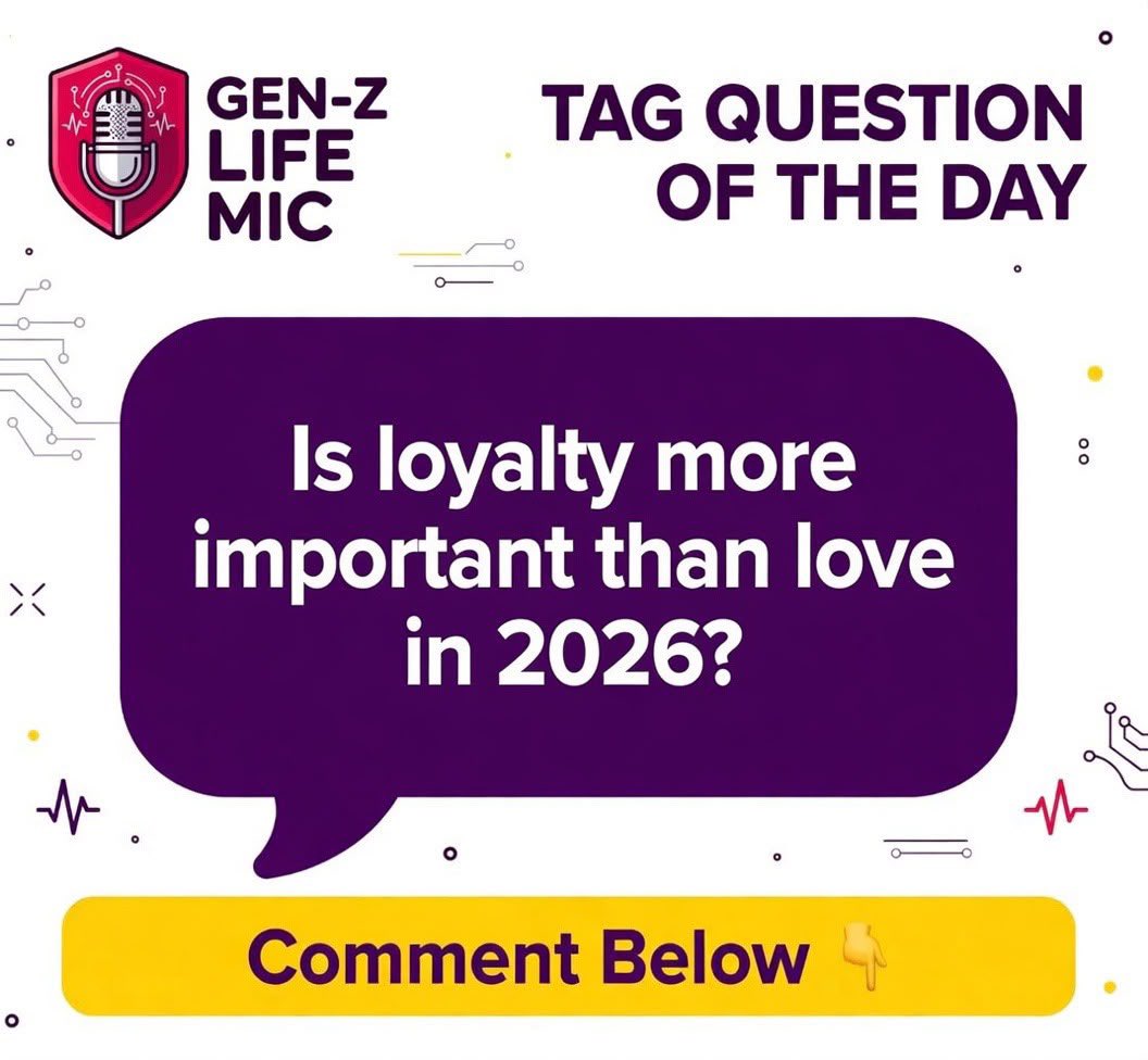 GENZLIFEMIC's tweet photo. ๐จDaily Question Tag! ๐ค๐ฌโฆ.
Comment your answer below! ๐
#QuestionTag #DailyChallenge #StudyTok #FYP #ForYou #ForYouPage #Viral #Trending #GenZLifeMic #relationship #love https://t.co/X4xpZLAuVy