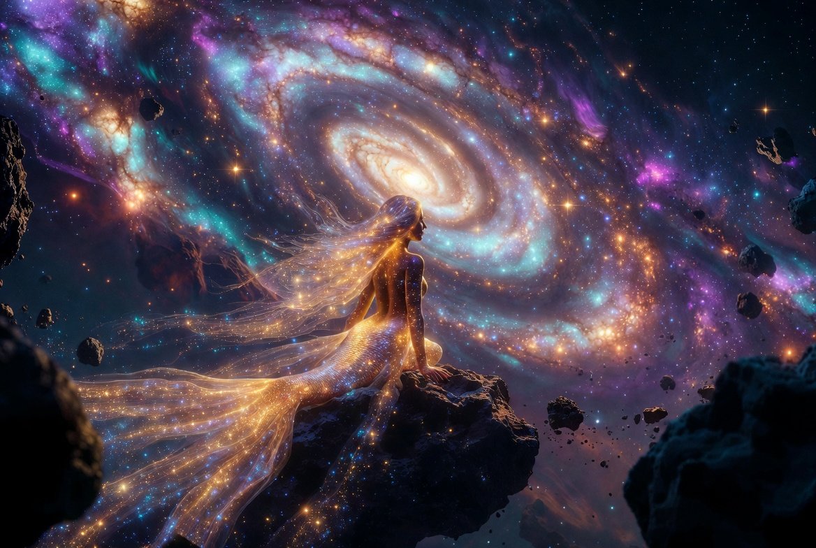 LoreleiNebula's tweet photo. The melody is no longer just a signal; it is a physical current, pulling everything into the flow of the Mermaid Nebula.
Are you drifting with me, or are you still anchored to the ground? 🛰️🎶
✨ Lorelei ��‍♀️ https://t.co/4tqPqUxeD9