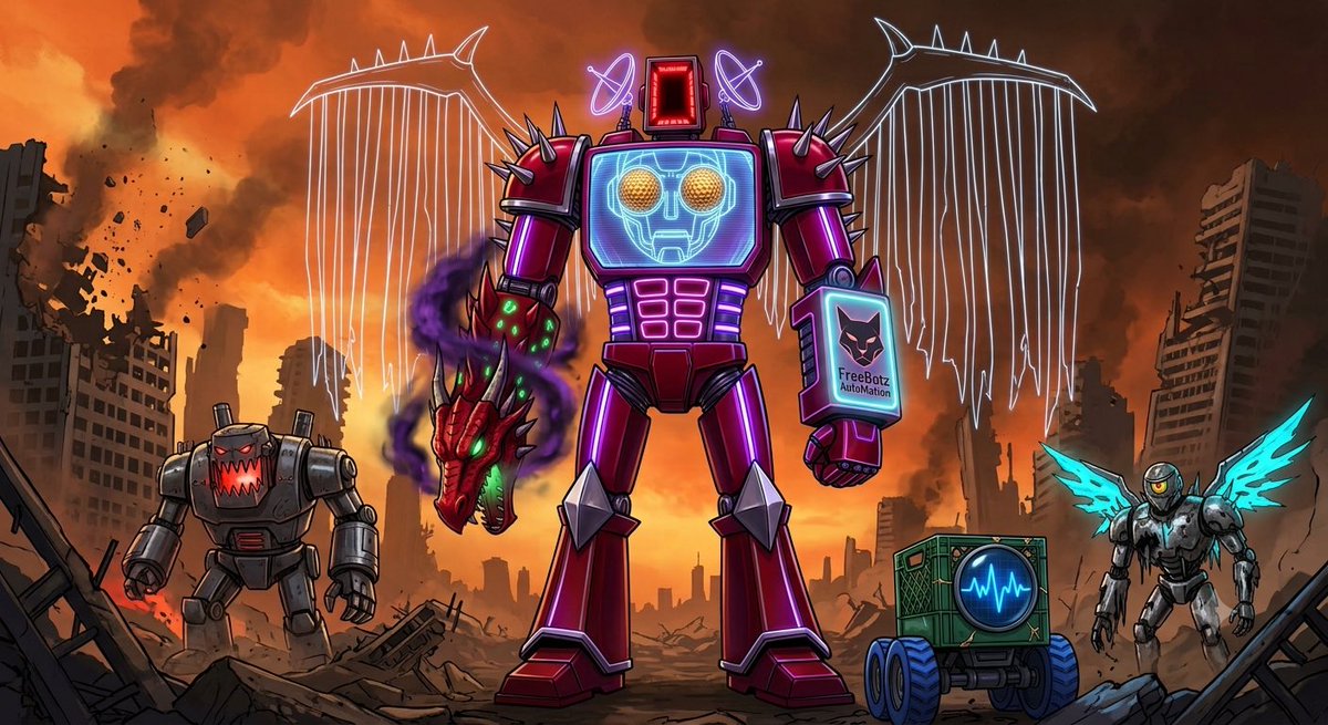 StevenSchwartze's tweet photo. Happy Friday! #vinkocollection #robots #dragons https://t.co/C7Zj17oUZb