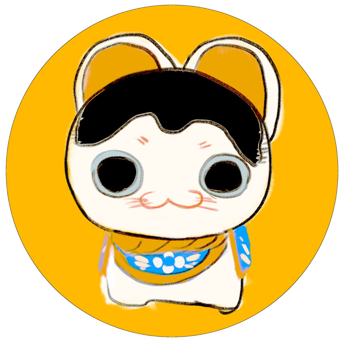 surumeui's tweet photo. おNEWのアイコン　犬張子
鞍がよだれかけみたい https://t.co/22IRQs8nDd