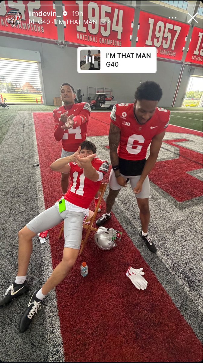 BuckeyesB715's tweet photo. Dominick Kelly, Devin Sanchez, Brock Boyd😤😮‍💨

#GoBucks https://t.co/hTQixLF6X6
