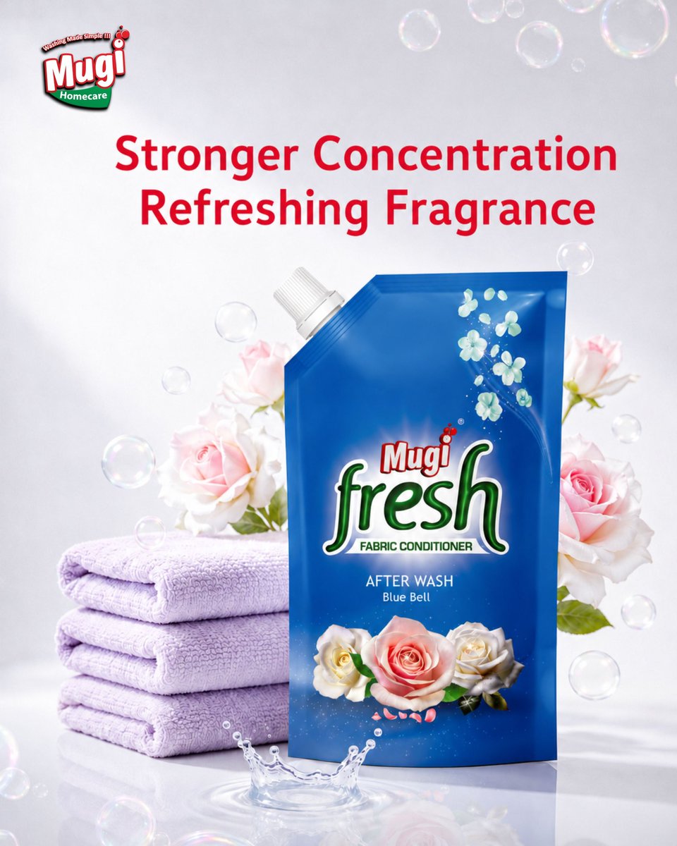 Mugi_Homecare's tweet photo. Keep your clothes ultra-soft and smelling amazing all day long with Mugi Fresh Blue Bell✨🌸. Just a drop makes all the difference! 💧
For Orders:
Call or WhatsApp: 7299414141
Order Online: https://t.co/N602whJqgo
#MugiFresh #MugiHomeCare #LaundryCare #EverydayFresh https://t.co/LBSFP5TJ1e