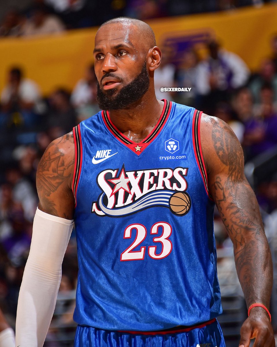 Sixerdaily's tweet photo. Selfishly need the blue throwbacks back in rotation 😮‍💨🔥 https://t.co/R8sYAOdgxk