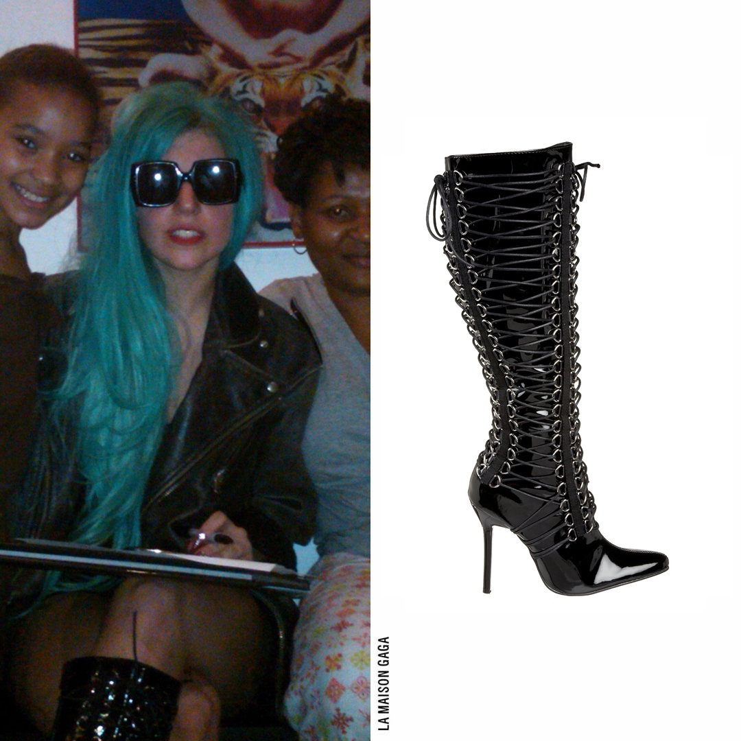 LaMaisonGaga_'s tweet photo. Lady Gaga visited a Bikram Yoga studio in Toronto, wearing #Onzie Fall/Winter 2011 leopard bandeau top and #FrameFrance sunglasses. The next day she returned in @ChalayanStudio "Earthbound" Fall/Winter 2009 biker jacket and @Ellie_Shoes "Savannah" boots. https://t.co/lwZ3FuTzKs
