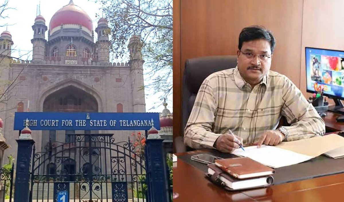 NewsMeter_In's tweet photo. #Hyderabad:
The #TelanganaHighCourt has directed the State government to relieve @Comm_HYDRAA A.V. Ranganath from his post after holding him guilty of repeatedly violating judicial orders in a contempt case over a 40-acre land dispute in #Lothukunta, #Malkajgiri. https://t.co/ZHEEn3mYPK