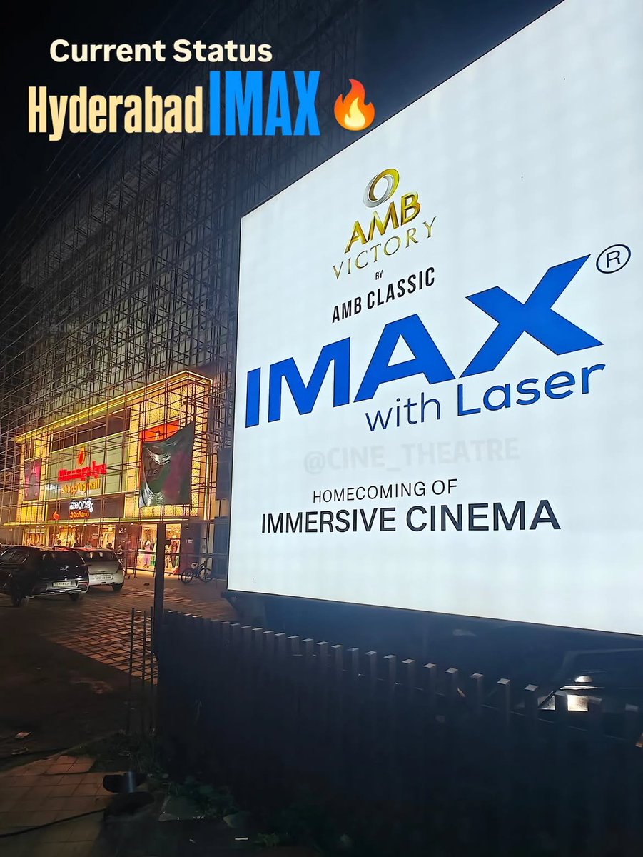 AitheyEntii's tweet photo. Hyderabad IMAX 🔥 Homecoming 

#Varanasi April 7th https://t.co/3YiHliFfvy
