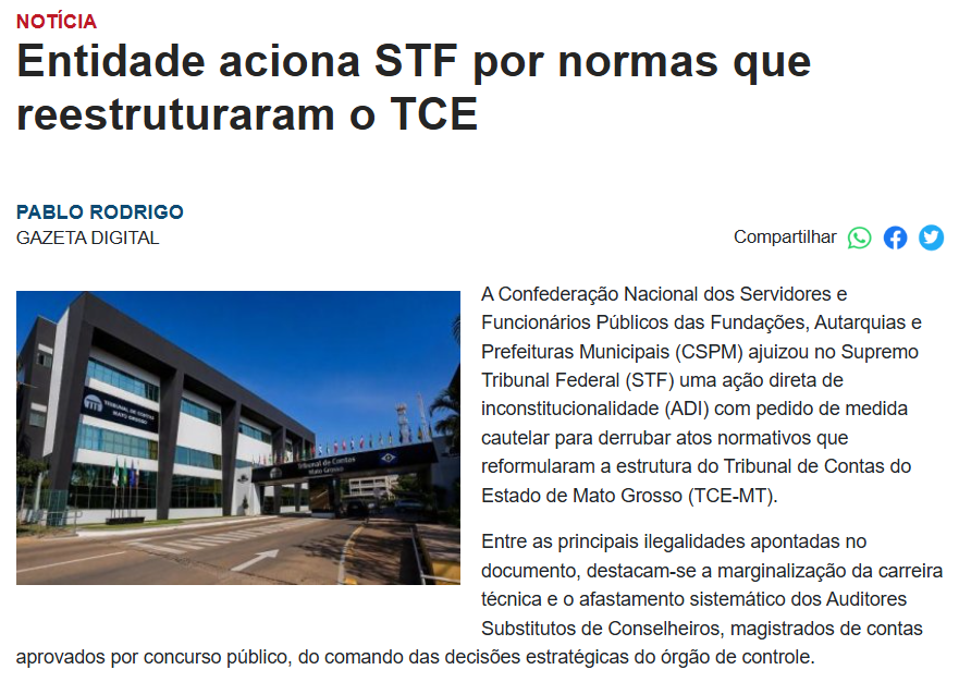 AmyStuda's tweet photo. ATENÇÃO CONCURSEIROS
REFORMA ADMINISTRATIVA NA NOSSA CARA

o TCE-MT ta entregando o controle dos processos para comissionados (todos vinculados a politicos e famílias de politicos) e afastando concursados. 

O que isso importa pra gente?

Os concursados entraram com pedido no STF para "reaver o controle e seus direitos", se o STF falar que o que o TCE está fazendo está certo, isso pode escalar para TODOS OS ORGÃOS! 

Se retiraram auditores substitutos, um dos concursos mais difíceis do pais, a "alta cúpula" do controle, IMAGINA se não mexeriam com todos os outros concursados?

Se o STF disser sim, é o STF dizendo "sim orgãos, voces podem retirar até cargos típicos de estado", NINGUÉM estaria seguro. 

Outro ponto:
Inclusive dispositivos do MT foram utilizados como inspiração para a PL 4346/2025, que dá todo o poder pro TCE resolver "sozinho" acordos, sem auxilio do MP. 

Isso acaba com o sistema de freios e contrapeso, dando "super poderes" ao TCE para apoiar os politicos que quiserem. Sendo que os conselheiros do TCE são justamente ex-politicos. Viraria uma organização de amigos jugando amigos.

É o inicio dos politicos tendo total liberdade na administração publica e isso influencia a vida de TODO MUNDO, até não concurseiros/concursados.

NÃO PODEMOS IGNORAR ESSA ADI.