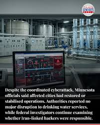 What is the evidence that Iran is behind the #cyberattacks on the #Minnesota #water system? U.S. intelligence agencies and cybersecurity experts have assessed that Iran is likely behind the coordinated cyberattacks on roughly 36 municipal water systems in Minnesota. While official, formal attribution from federal agencies is still being finalized, multiple pieces of evidence point directly to Tehran. 1. Consistent "Operational Playbook" and Methods Cybersecurity firms and intelligence analysts report that the methods used in the Minnesota breach align perfectly with known Iranian state-sponsored tactics: ... What is the evidence that Iran is behind the cyberattacks on the Minnesota water sys